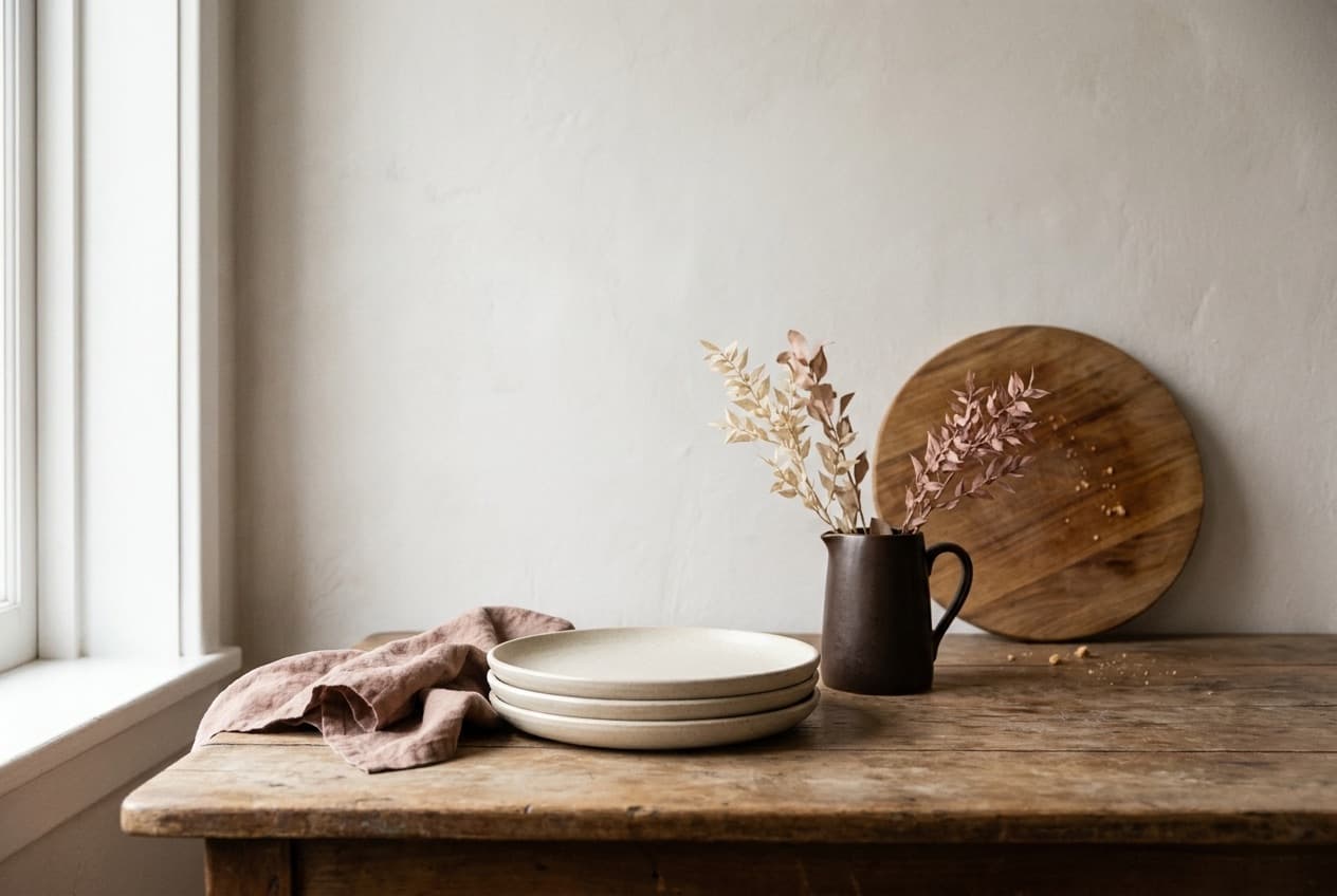 Kitchen & Dining — a styled editorial scene